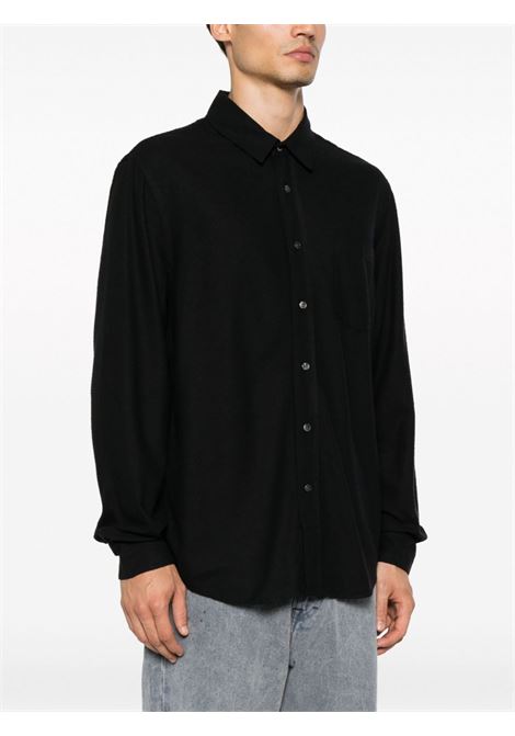 Camicia a maniche lunghe in nero di OUR LEGACY - uomo OUR LEGACY | COCSBSBLK